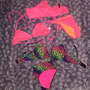 Bikini Lot /pink tank